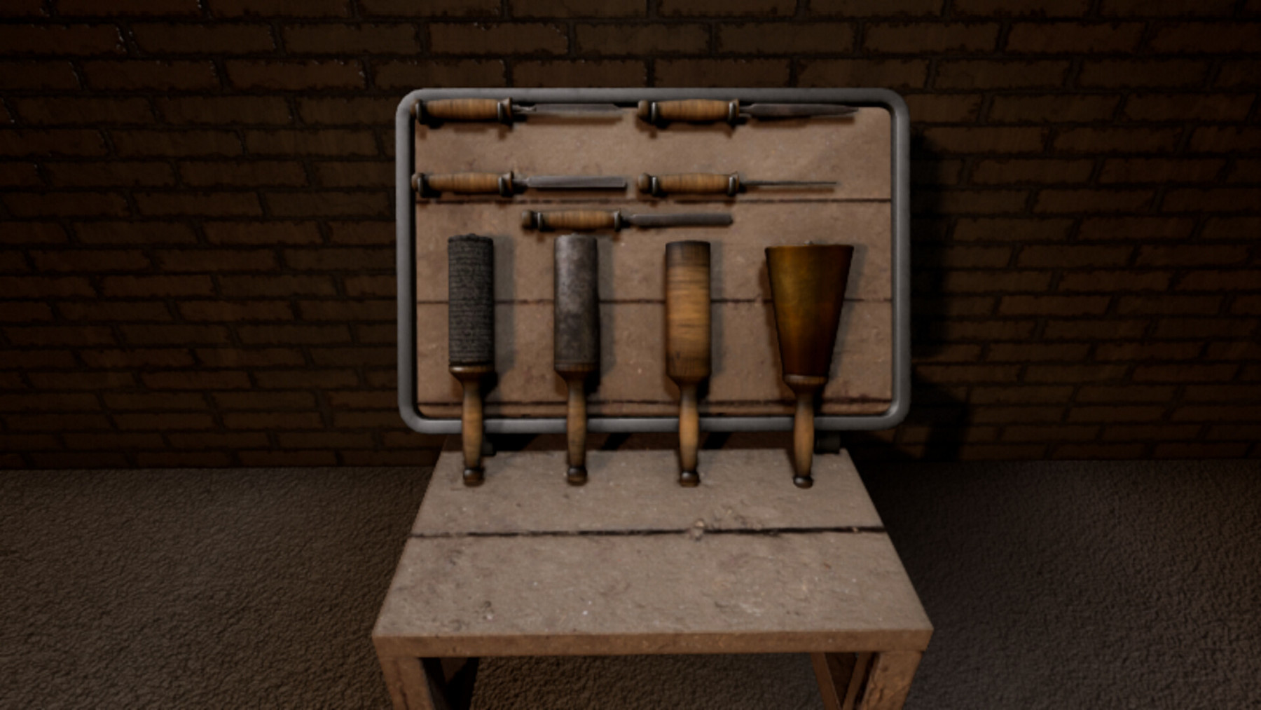 ArtStation - Wooden Instrument V.2 | Game Assets