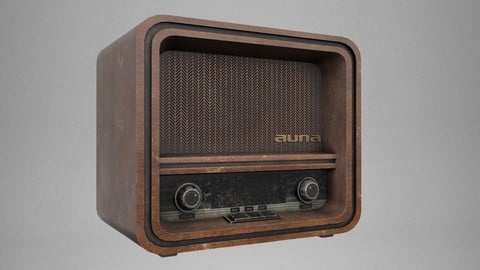 Old Radio 3D Model [FREE]