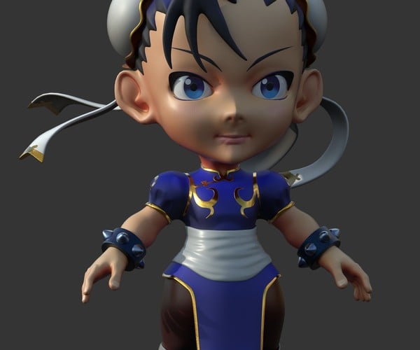 ArtStation - Chun_Li_pocket | Game Assets