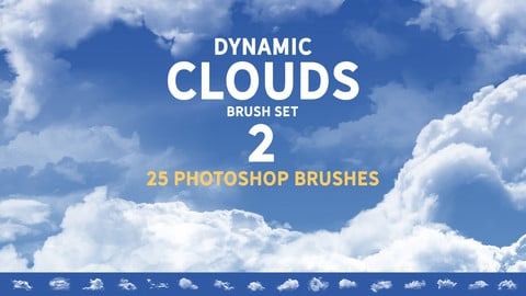 Dynamic Clouds Brush set 2