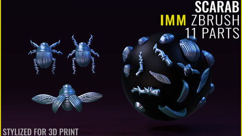 Scarab IMM - Zbrush 2020.1.1