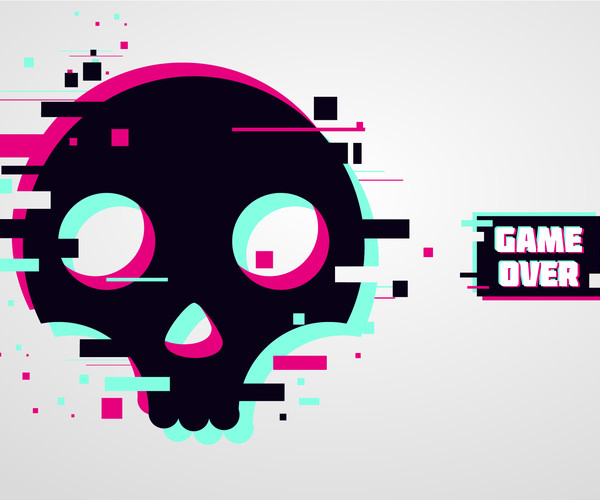 ArtStation - Glitch Icons Set | Game Assets