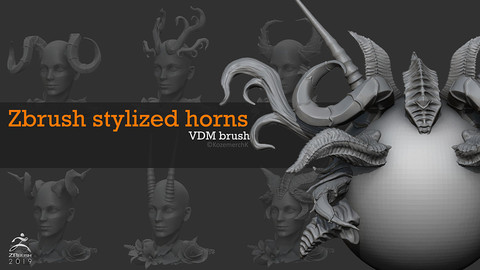 Free stylized horns pack