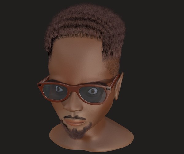 ArtStation - African American young head male | Resources