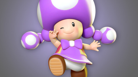 Toadette - Super Mario Fanart