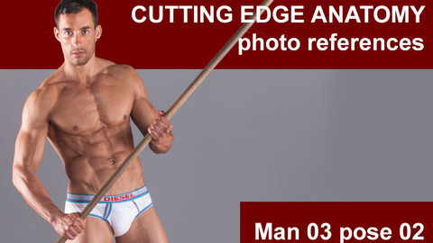 Cutting edge photo references Man 03 pose 02
