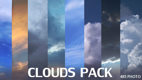 Pack of 485 clouds