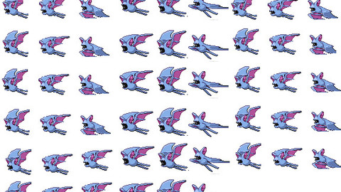 Zubat HQ SPRITE BATTLER rpg maker