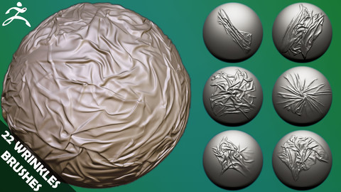 Zbrush – Wrinkles Brushes Vol.1