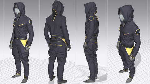 Making a Sci Fi Overall in Marvelous Designer 6.5
