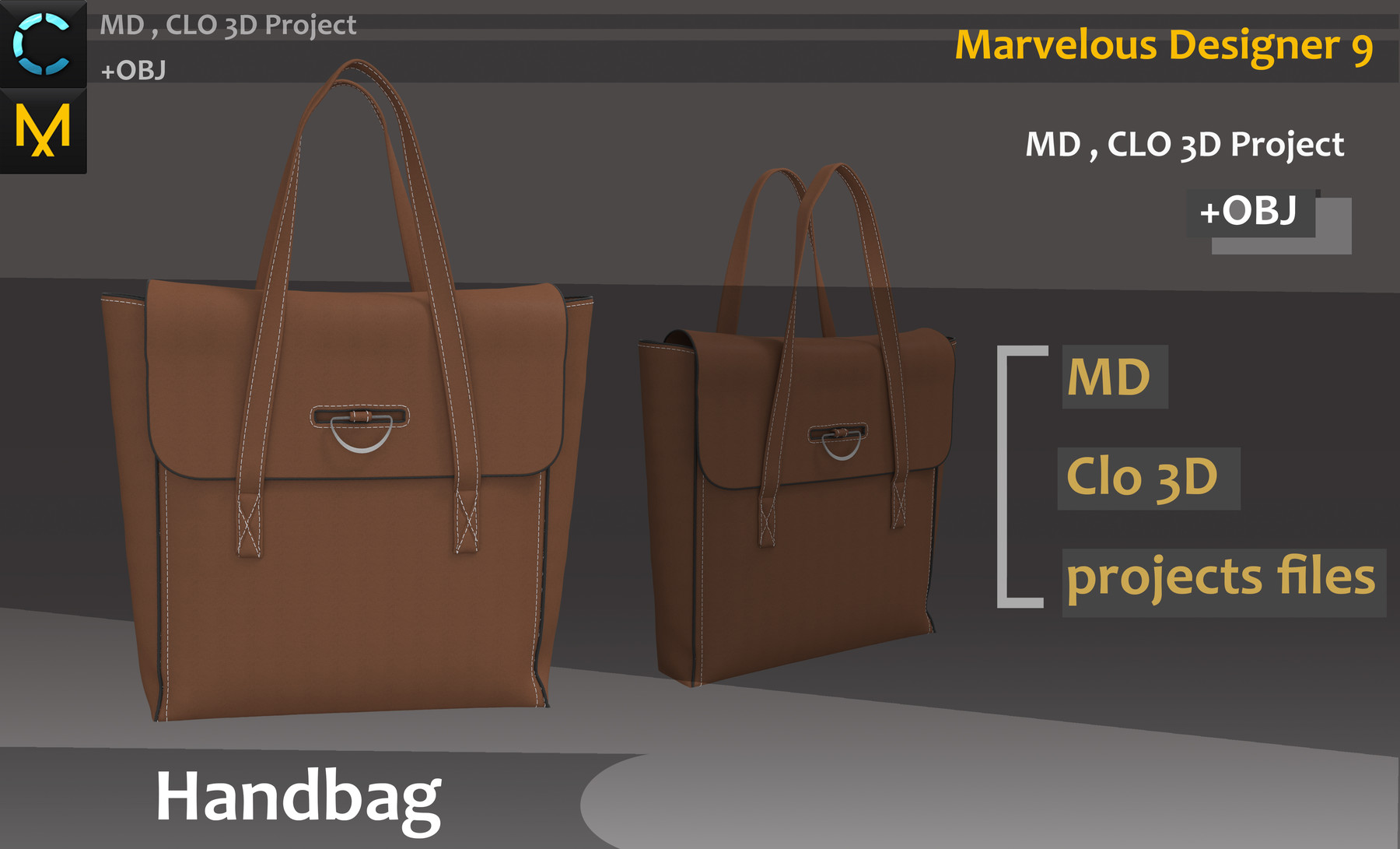 Designer Shopping Bag - Dior | 3D model