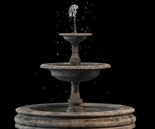 ArtStation - water fountain | Game Assets