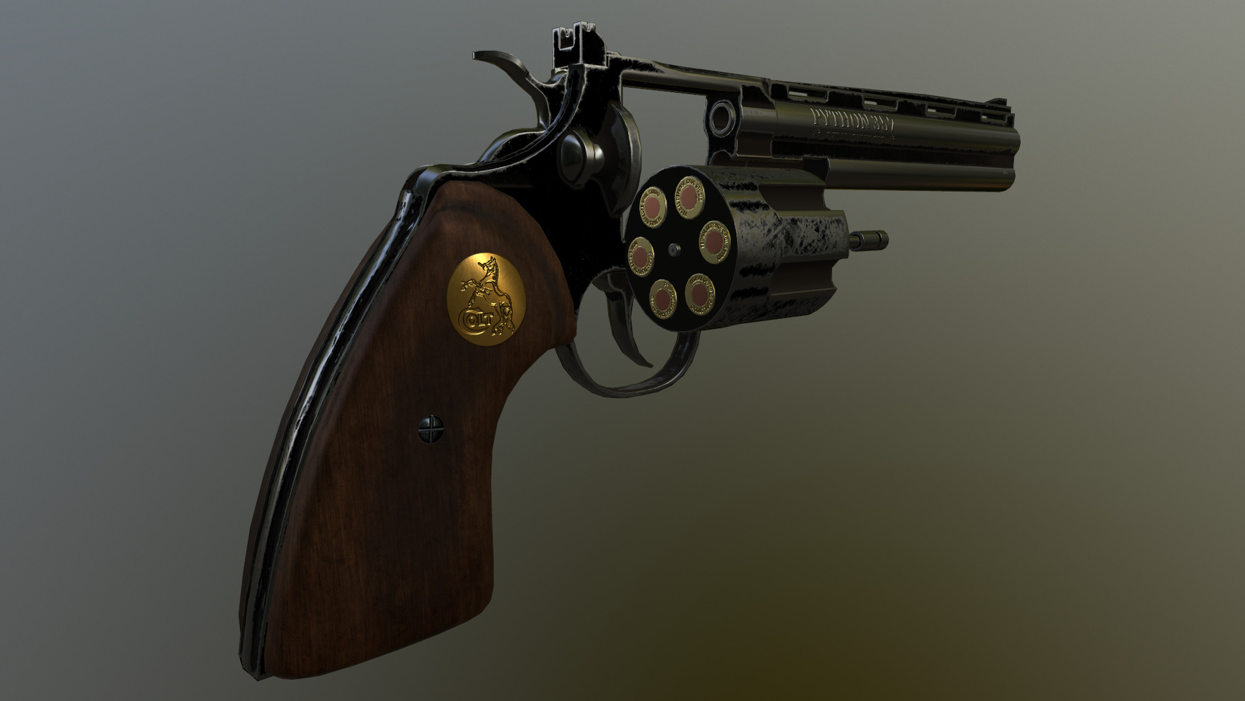 ArtStation - Colt Python | Game Assets