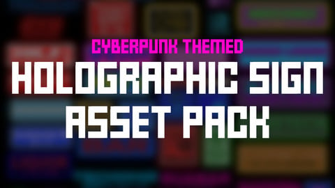 Cyberpunk Holograph Texture Pack (Full Version)