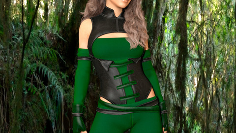 Archer Girl - Marvelous Designer for Daz3D