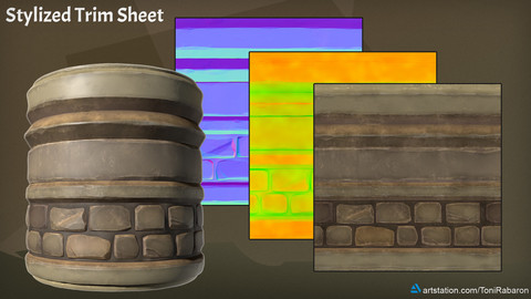 Stylized Trim Sheet