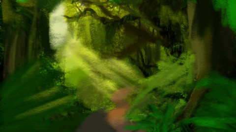 Walk thru the jungle