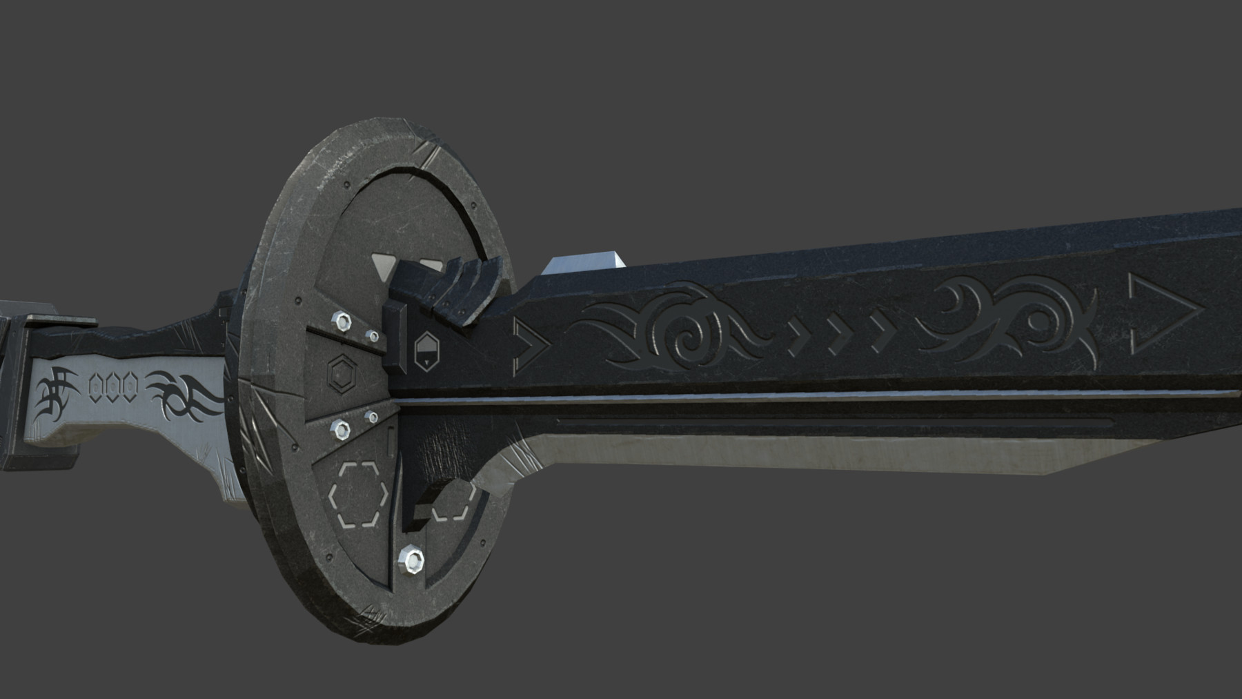 steel dark blade Gratis Modelo 3D in Melé 3DExport