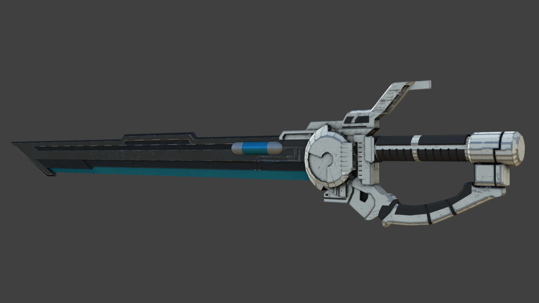 ArtStation - Sci-Fi Futuristic Blade - Low-poly 3D Model | Game Assets