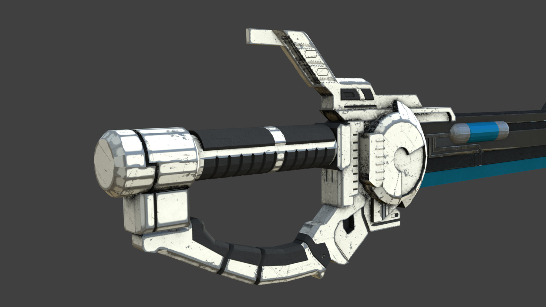 ArtStation - Sci-Fi Futuristic Blade - Low-poly 3D Model | Game Assets