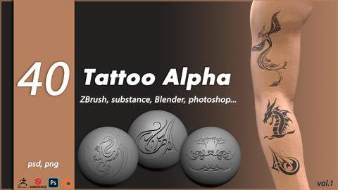 40 Tattoo Alpha Pack vol.1