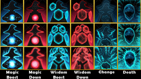 Fantasy Game Basic Magic Skill Icons - Buff Magic