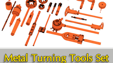 Metal Turning Tools Set includes 30