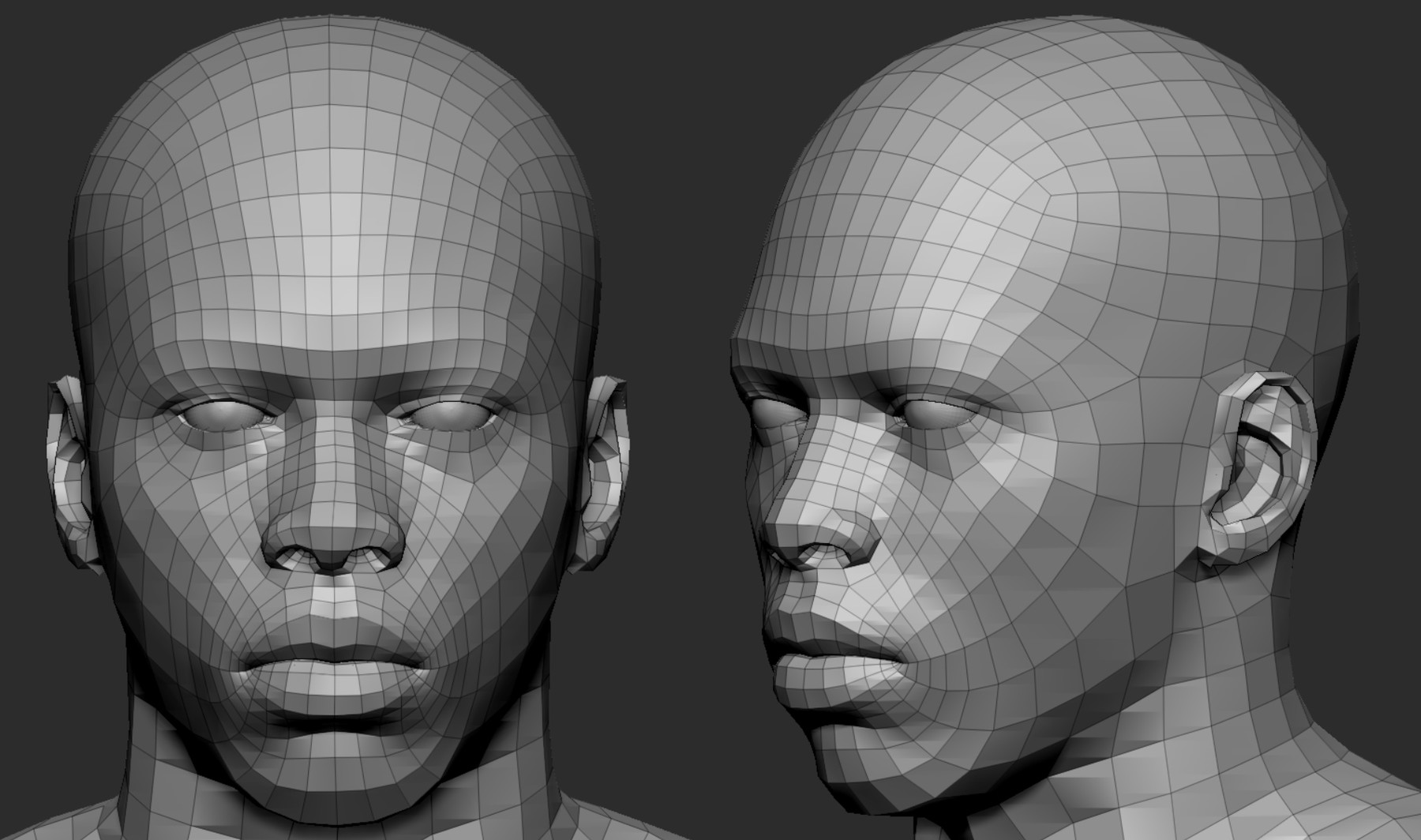 ArtStation Base Male Head Resources