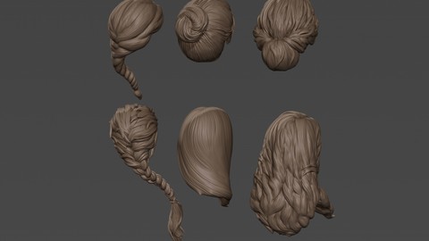 ArtStation - Hair Collection 2 | Brushes