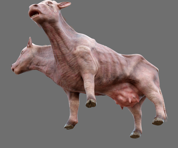 ArtStation - Mutated Cow | Game Assets