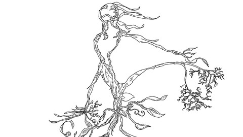 Mother Nature 1 - Lineart
