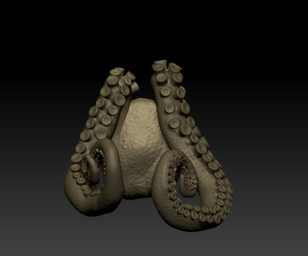 ArtStation - Lovecraft Tentacles Creature Holder | Resources