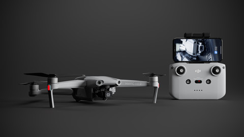 DJI Mavic Air 2 drone with transmitter