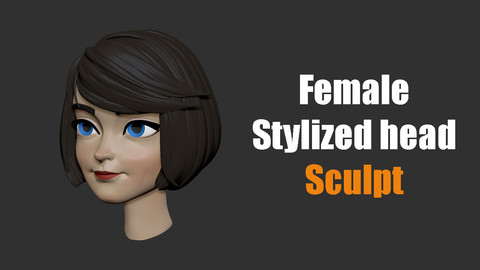 Stylized Head Zbrush sculpt