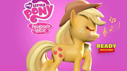 AppleJack - Little Pony Fan art