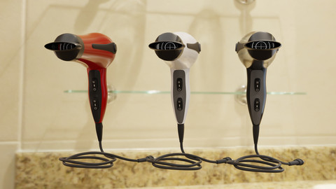 Hair Dryer  3D Model