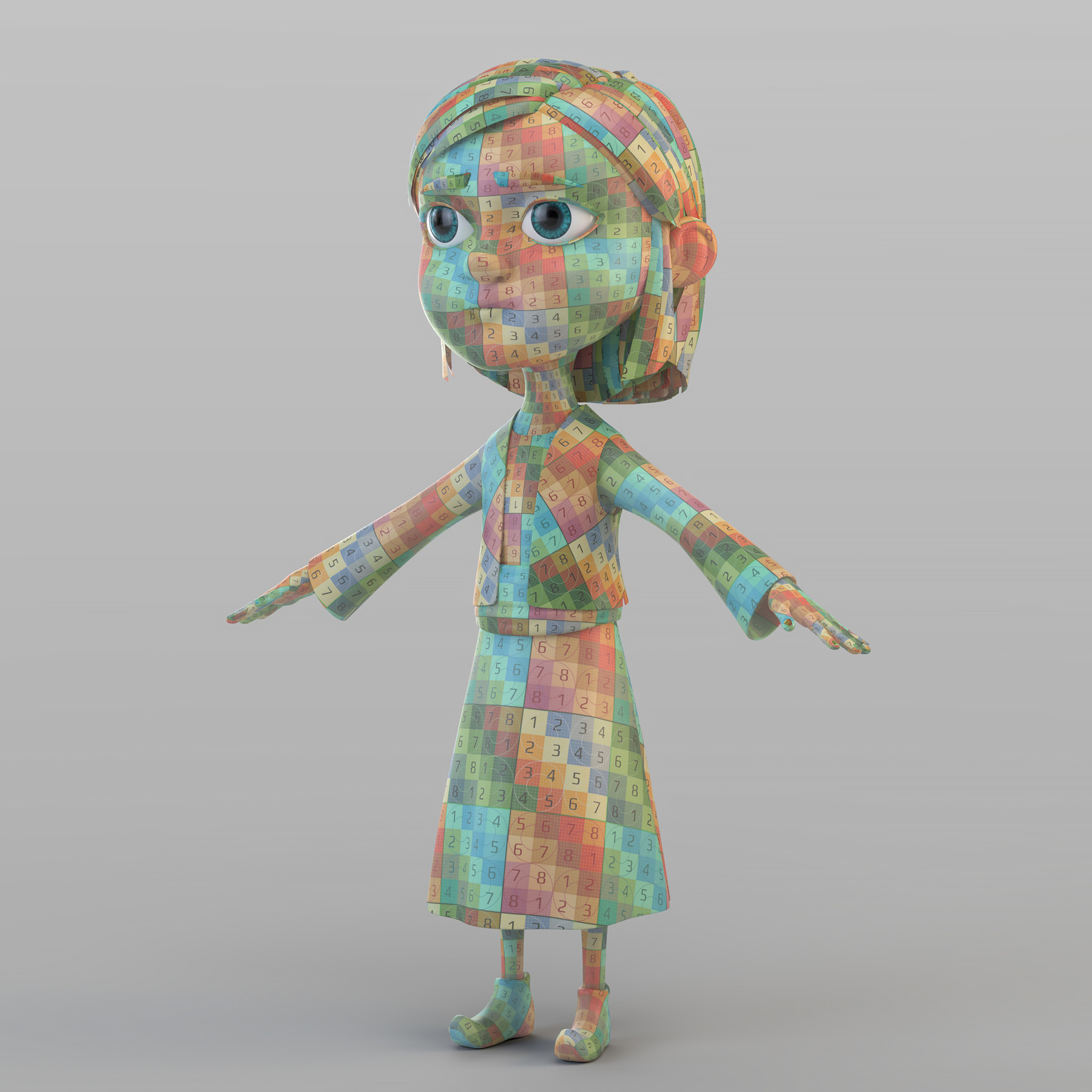 ArtStation - Cartoon Peasant Girl | Resources