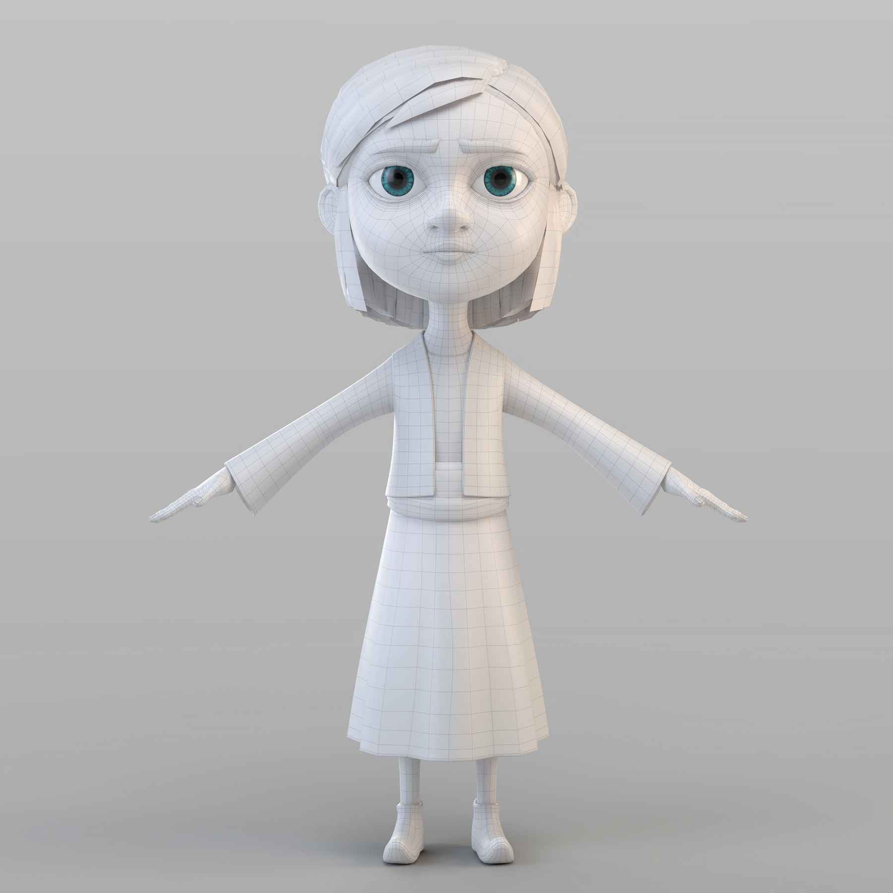 ArtStation - Cartoon Peasant Girl | Resources