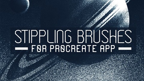 Stippling Procreate Brushes