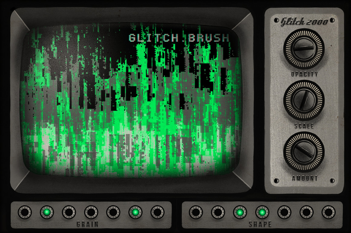 ArtStation Glitch Procreate Brushes Brushes