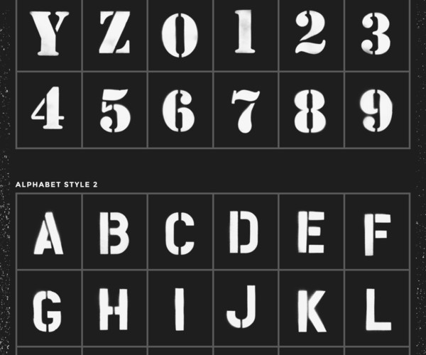 ArtStation Stencil Kit Procreate Brushes Brushes