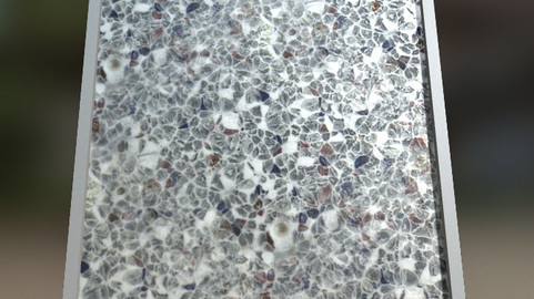 White and Grey Paladian Mosaic