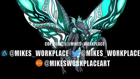 Mothra - Queen of the Monsters / Armor Mothra (Godzilla Skin)