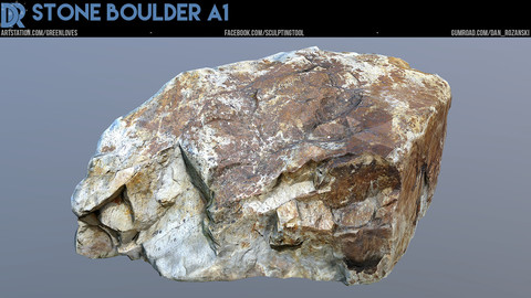 Stone Boulder A1