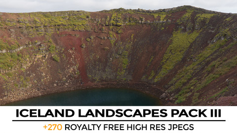 Iceland Landscapes Photo Reference Pack III