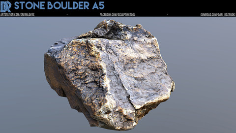 Stone Boulder A5