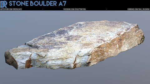 Stone Boulder A7