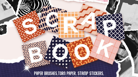 SCRAPBOOK BRUSH KIT FOR PROCREATE