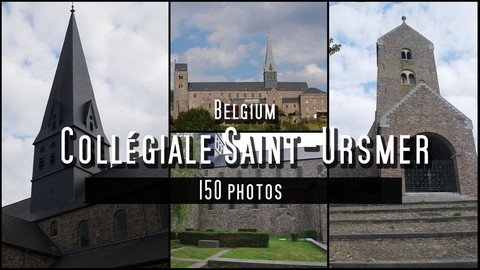 Medieval church : Collégiale Saint-Ursmer