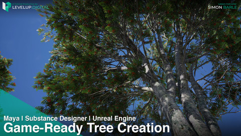 Game-Ready Tree Creation from Maya to Unreal | Simon Barle